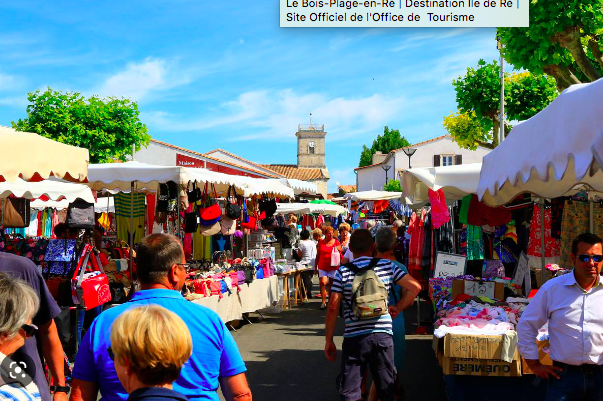 les marchés de l'Île-de-Ré - Le Bois plage